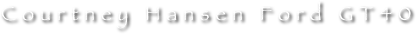 Courtney Hansen Ford GT40